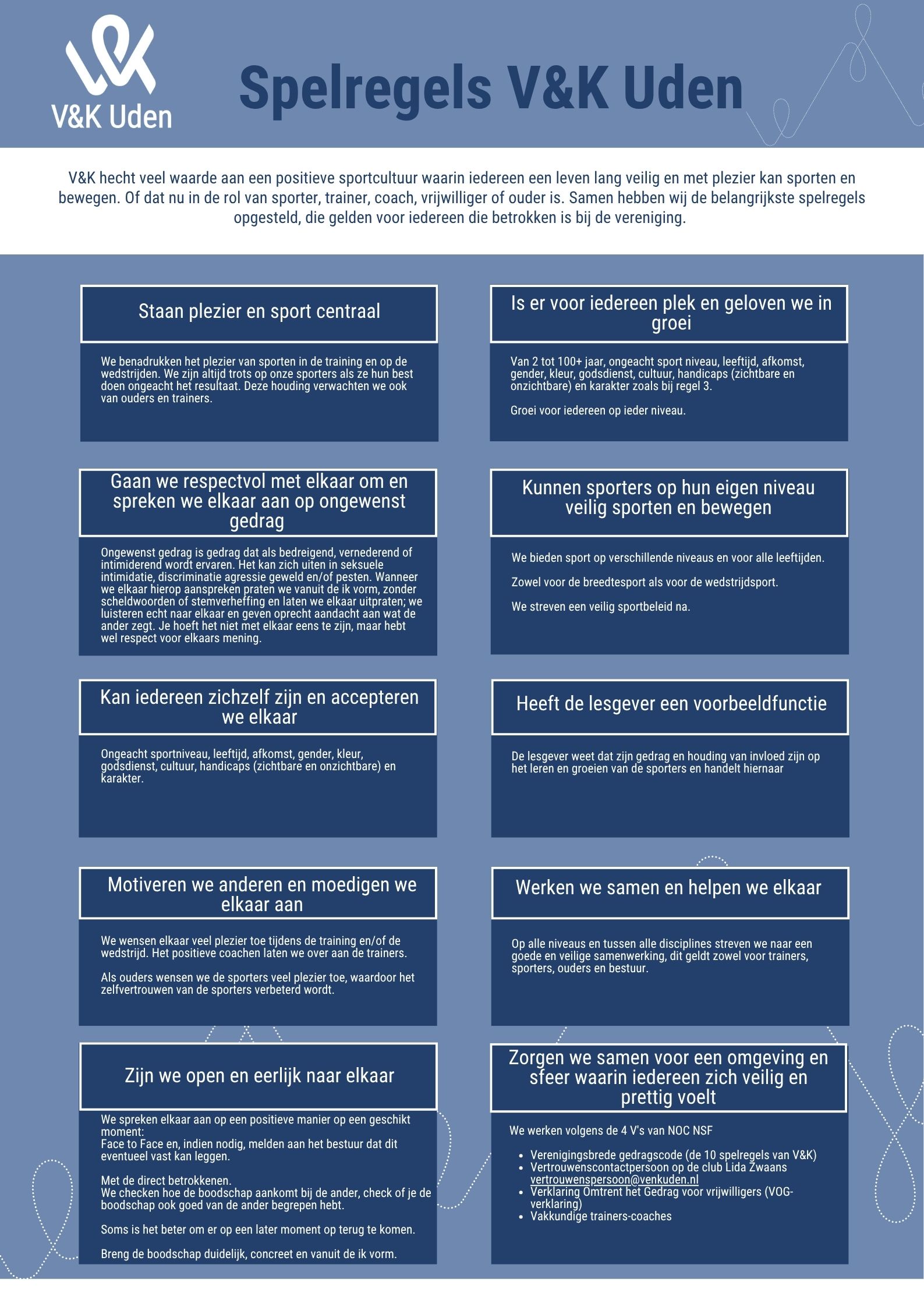 Spelregels V&K Uden 25